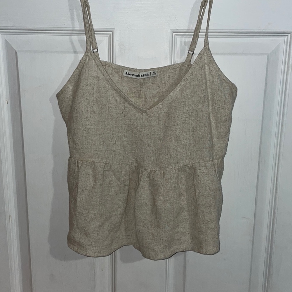 Abercrombie peplum crop